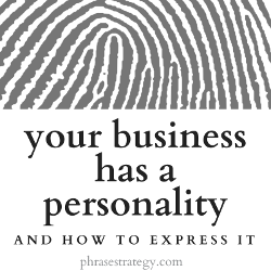 Your business has a personality